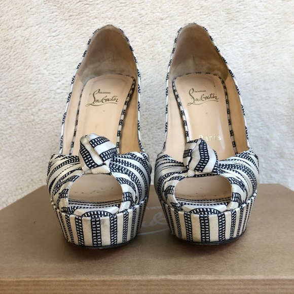 SZ 38 Christian Louboutin Greissimo Pump 140 - Picture 4 of 7